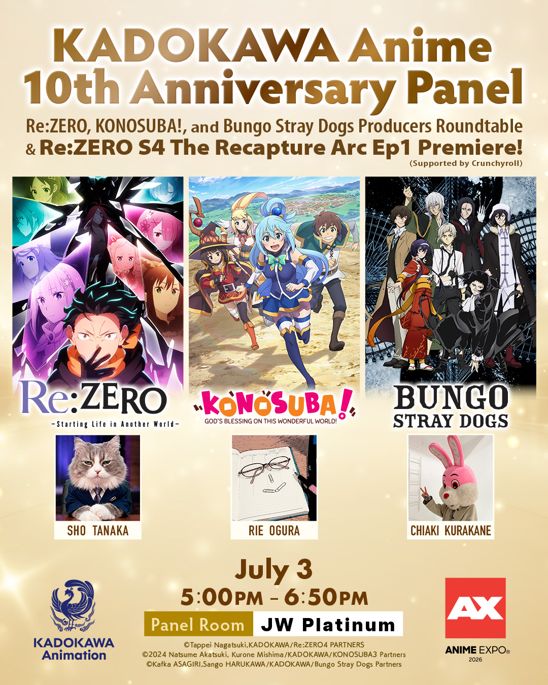 Anime Expo 2026] KADOKAWA Booth Exhibit, Merchandise, Panel, and