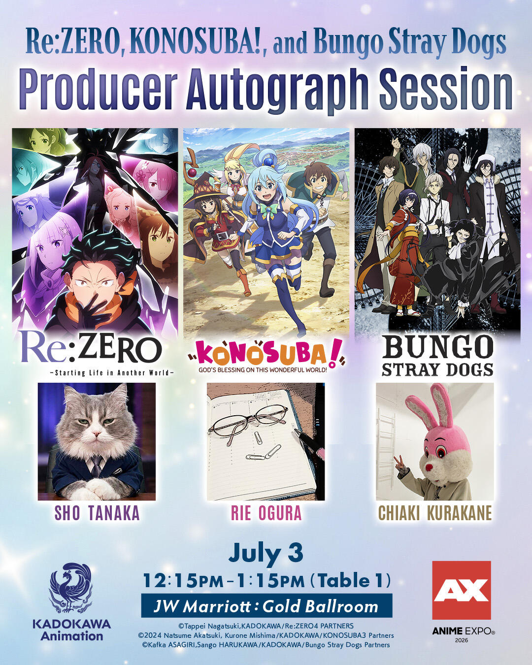 Anime Expo 2026] KADOKAWA Booth Exhibit, Merchandise, Panel, and